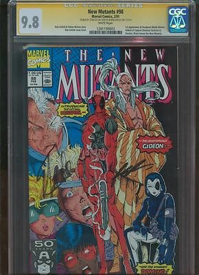 NEW MUTANTS 98 CGC 98 SS SIGNED BY STAN LEE  ROB LIEFIELD 1ST DEADPOOL HOT