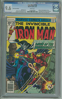 IRON MAN 102 35 CENT PRICE VARIANT CGC 96 WP NM HIGHEST GRADED 35