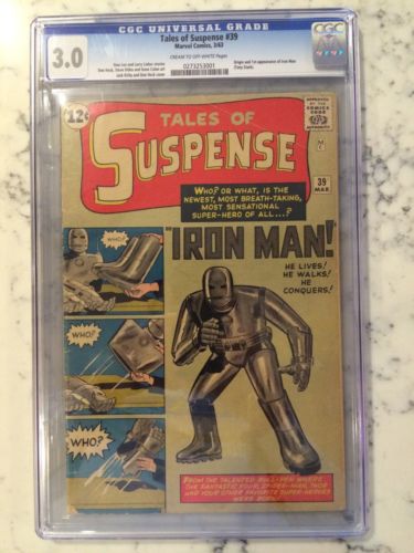 Tales of Suspense 39 CGC 30 First Appearance of Iron Man