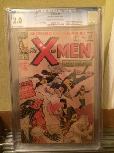 X Men 1 2  12 Cgc  Pgx 1St XMen Vanisher Juggernaut NR Dont Miss Out