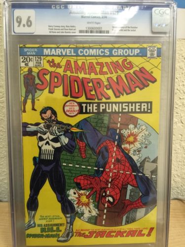 amazing spiderman 129 cgc 96 W White Pages Mega Key Cheapest One On eBay