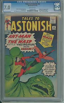 Tales to Astonish 44 CGC 70 FNVF OW Pages 1st Wasp Janet Van Dyne AntMan 