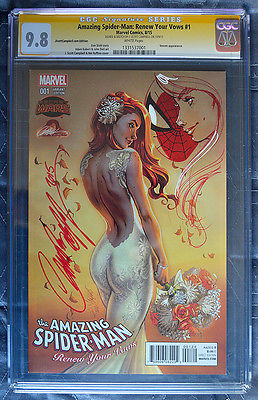 AMAZING SPIDERMAN RENEW YOUR VOWS 1 CGC SS 98 CAMPBELL SIGNED AND REMARKED