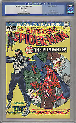 Amazing SpiderMan 129 CGC 92 1st Punisher OLD LABEL