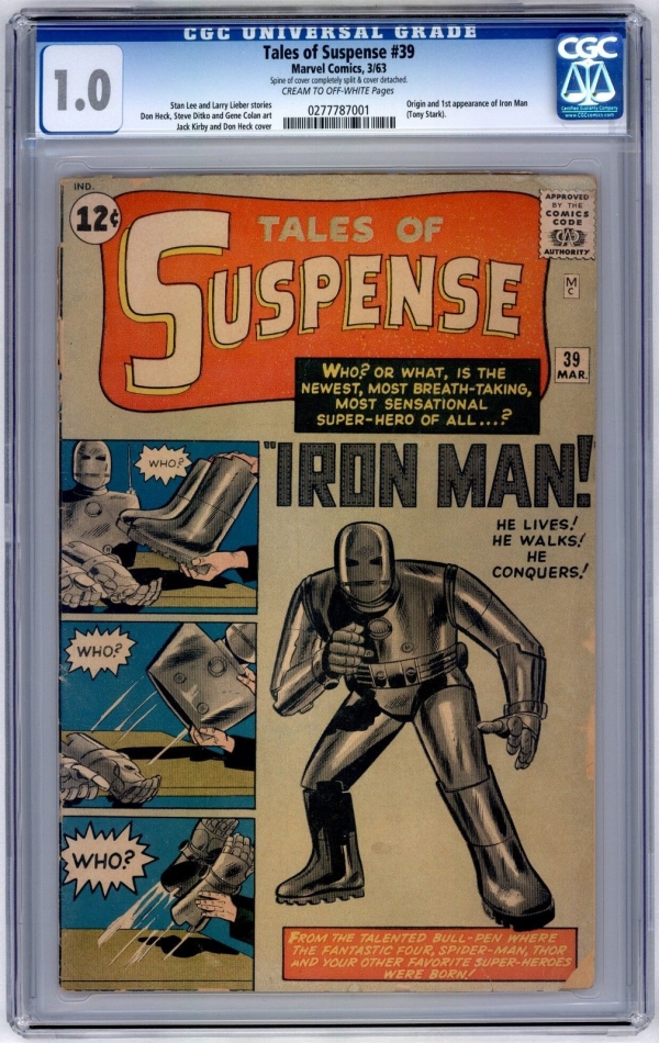 Tales of Suspense 39 CGC 10 Universal First Iron Man Marvel Key