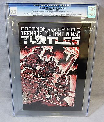 TEENAGE MUTANT NINJA TURTLES 1 First Print CGC 92 Mirage Studios 1984 TMNT