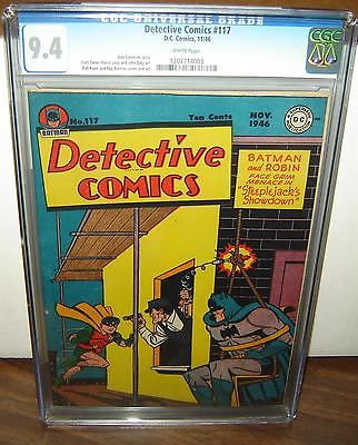 Detective Comics 117 CGC 94 White p BATMAN DC 1946 Golden Age c04259