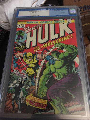 The Incredible Hulk 181 Nov 1974 Marvel CGC Graded 65