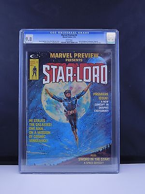 Marvel Preview 4 1976 CGC 98 NMM StarLord 1st Appearance Origin WHITE Pages