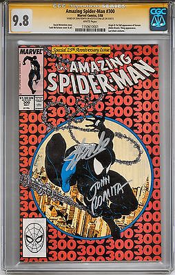 Amazing SpiderMan 300 CGC 98 Stan Lee John Romita Signature Series 1st Venom