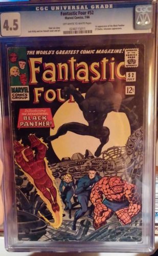 Fantastic Four 52 CGC 45  Super Key  1st appearance of the Black Panther