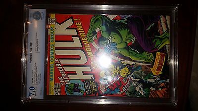 The Incredible Hulk 181 1st Wolverine App  CBCS 70 CGC PGX  NR