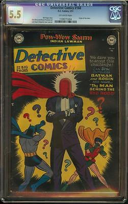 Detective Comics 168 CGC 55 OW Pages