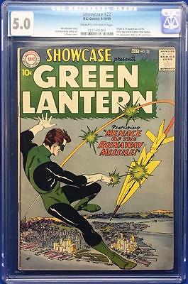 Showcase 22 CGC 50 1st appearance of Green Lantern 1st Silver Age