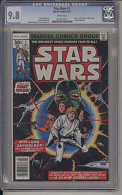 STAR WARS 1  A New Hope movie adaptation CGC 98 NMMT Marvel Comics 1977