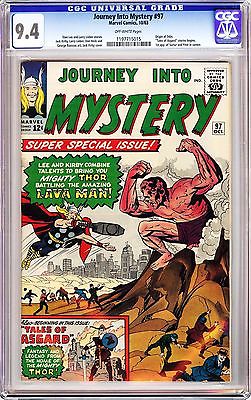 JOURNEY INTO MYSTERY 97 1963 CGC 94 1st Appearance Surtur  Ymir THOR