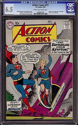 Action Comics 252CGC 65 FineFirst appearance of Supergirl