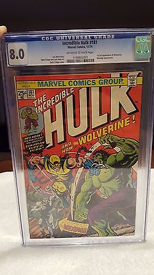 The Incredible Hulk 181 CGC 80