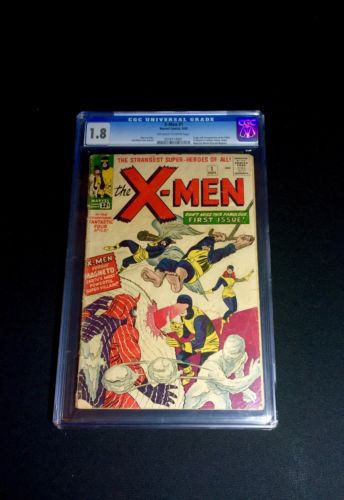 The XMen 1CGC 18 1st Cyclops Beast Angel Iceman  Jean Grey AMAZING