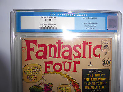 Fantastic Four 1 CGC 25 Silver Age Key Marvel 1st fantastic four