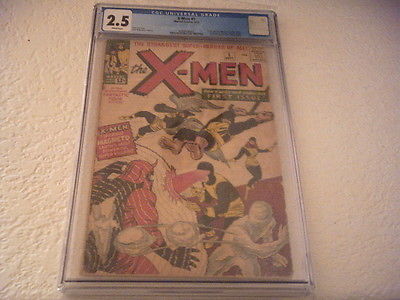 XMen 1 CGC 25 Cream pages