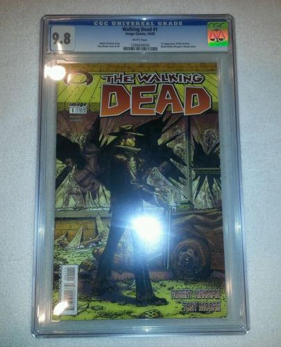 THE WALKING DEAD 1 CGC 98 IMAGE COMICS 1003 WHITE PAGES 