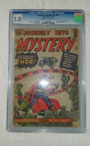 Journey Into Mystery 83 1st Thor CGC Graded 10 Holy Grail comic