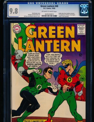 Green Lantern  40  Crisis begins  origins Guardians CGC 98 Highest Graded