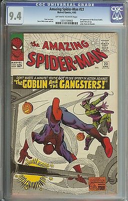 AMAZING SPIDERMAN 23 CGC 94 OWWH PAGES  3RD APPEARANCE OF THE GREEN GOBLIN