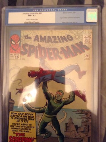 Amazing Spider Man 20 Cgc92 1st App Of Scorpion