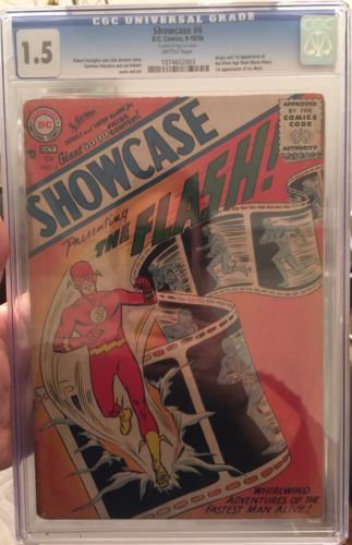 Showcase 4 Cgc 15 1St Silver Age Flash