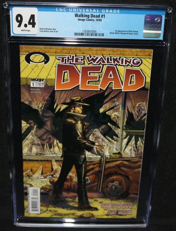 Walking Dead 1  1st App of Rick Grimes Shane  Morgan  CGC Grade 94  2003