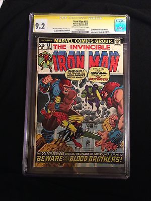 Iron Man 55 cgc 92 Stan Lee First Thanos and Drax the Destroyer NO RESERVE 