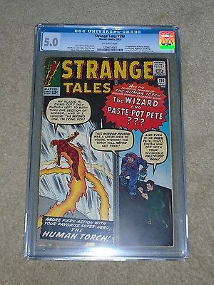 MARVEL STRANGE TALES 110 SUPER KEY 1ST DOCTOR STRANGE CGC 50 VGF OW HOT 