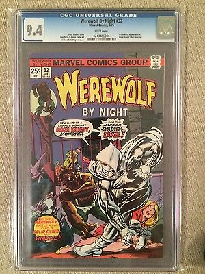 Werewolf by Night 32 CGC 94 1st Moon Knight