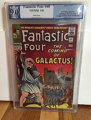 Fantastic Four  48 PGX 90 VFNM not cgc WHITE PAGES KEY 