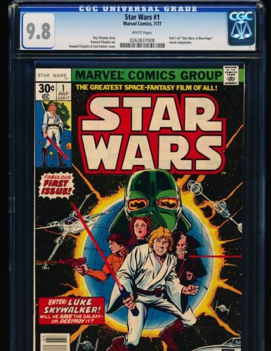 Star Wars  1 CGC 98 WHITE Pgs 