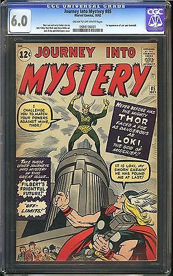 Journey Into Mystery 85 CGC 60 FN First Loki  Thor Movie Avengers 2