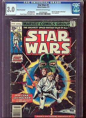 Star Wars 1 CGC 30  Marvel 1977  35 Cent Price Variant VERY RARE  HOT