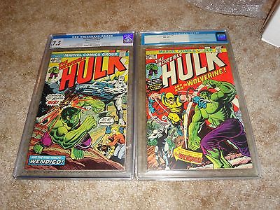 The Incredible Hulk 181 Nov 1974 MarvelCGC 60 and 180 CGC 75