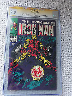 Iron Man 1 CGC graded 90 White Pages Signature Series Signed by Gene Colan
