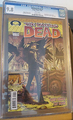 The Walking Dead 1 1st Print 1st Rick Grimes Shane Walsh Morgan CGC 98 NMM