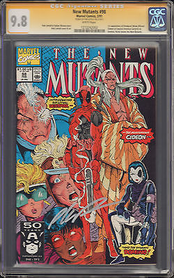 New Mutants 98 CGC 98 SS First Deadpool signed by Rob Liefeld