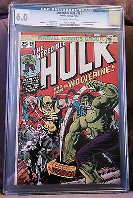 The Incredible Hulk 181 Universal CGC 60 1st Appearance of Wolverine RARE