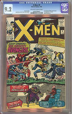 XMen 9 CGC 92 NM 1st meeting XMen and Avengers 1st app Lucifer C