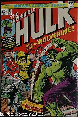 Incredible Hulk 181 1st FULL app of Wolverine CGC 94  Blue Label  UNRESTORED