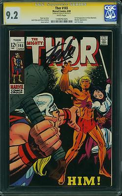 THOR 165 CGC 92 SS STAN LEE  KEY 1st FULL APPEARANCE OF WARLOCK 1969