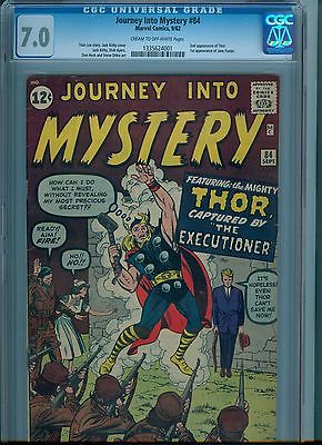 Journey Into Mystery 84 CGC 70 2nd Appearance of Thor 