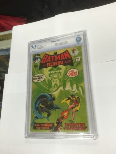 Batman 232 Cbcs 94 Off White  White Pages 1St Ras Al Ghul Like Cgc