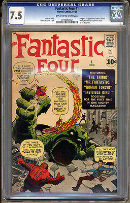 Fantastic Four 1 CGC 75 VF Universal No Reserve